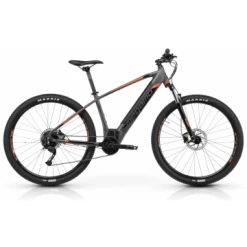 MEGAMO VTT Electrique RIDON 10 29" Gris Orange Taille L